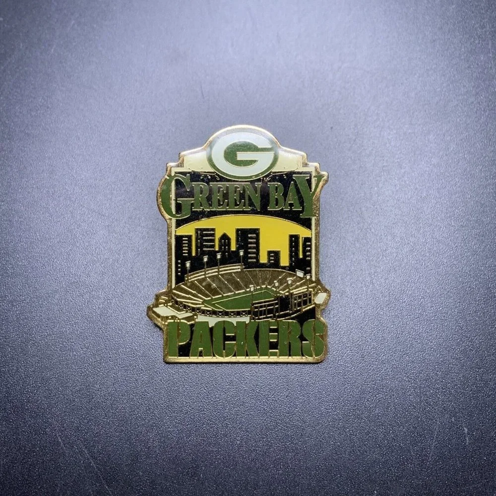 Green Bay Packers Pin Lapel Stadium 1996 90s Imprinted Products Vintage